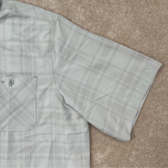 Orvis Classic Collection Shirt XXL Gray Plaid Button Up Short Sleeve Outdoor Men - Picture 4 of 14